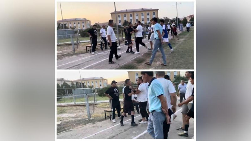 'Surxondaryoda futboldan keyin hakamlar kaltaklandi'ning rasmi