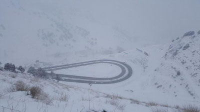 'O`zgidromet 9-11 yanvar kunlari "Taxtaqoracha" va "Qamchiq" dovonlarida noqulay ob-havo bo`lishi haqida ogohlantirmoqda'ning rasmi