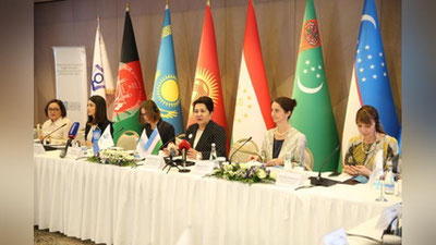 Изрображение 'Танзила Нарбаева и Саида Мирзиёева открыли международный бизнес-форум в Ташкенте (фото)'