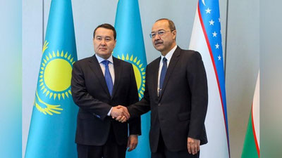 Изрображение 'Главы правительств Узбекистана и Казахстана провели переговоры'