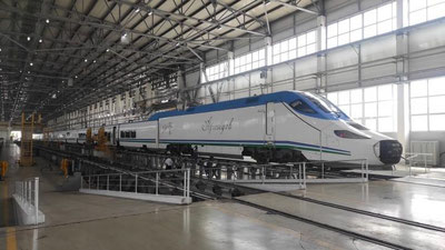 Изрображение 'Испания поставит еще 4 высокоскоростных поезда Talgo Узбекистану'