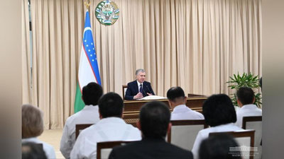 'joriy yilda tibbiyotga 28 trillion so`m ajratilmoqda va bu o`tgan yilga nisbatan 1,3 baravar ko`p'ning rasmi