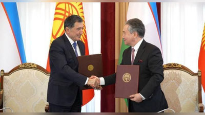 'O`zbekiston va Qirg`iziston o`rtasida Kampirobod suv ombori bo`yicha bitim imzolandi'ning rasmi