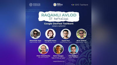 'Prezident ta`lim muassasalari agentligi “Google” bilan hamkorlikda “Raqamli avlod IT haftaligi” tadbirini tashkil etmoqda'ning rasmi