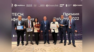 'Agrobank “DaVinchi” mukofotini qo`lga kiritdi'ning rasmi