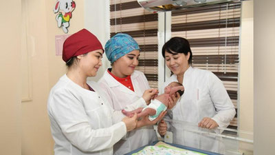 'Yangi yilning birinchi sutkasida 2155 nafar chaqaloq dunyoga keldi 'ning rasmi