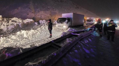 'Qamchiq dovonida yuz bergan qor ko`chkisi bo`yicha rasmiy ma`lumot berildi 'ning rasmi
