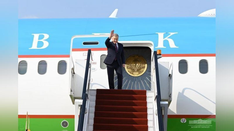 'Prezidentning Misrga tashrifi yakunlandi'ning rasmi