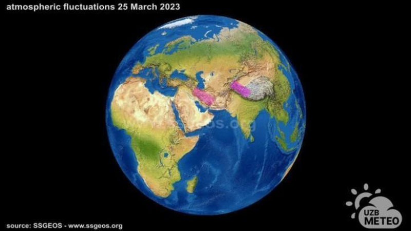 '30 martgacha dunyoda 7 va undan yuqori magnitudali zilzila kuzatilishi xavfi mavjud emasligi ma`lum qilindi'ning rasmi