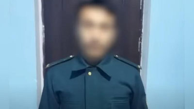 'Farg`onada o`g`rilik va firibgarlik qilib yurgan "leytenant" ushlandi'ning rasmi