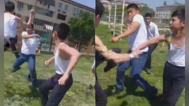 'Toshkentda maktab o`quvchilari Amerika kinosiga taqlid qilib "mushtashuv" uyushtirdi'ning rasmi