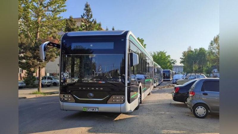 'Toshkentda elektrobuslarni quvvatlash stansiyalari etishmayotgani ma`lum bo`ldi'ning rasmi