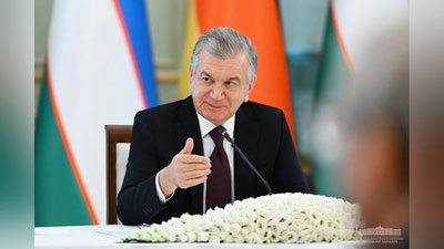 'Prezident Germaniyaning etakchi kompaniya va banklari rahbarlari bilan uchrashdi (foto)'ning rasmi