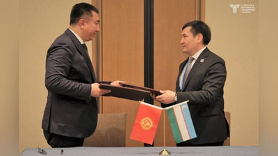 '“Xitoy-Qirg`iziston-O`zbekiston” temir yo`li qurilishi loyihasi bo`yicha uch tomonlama hujjat imzolandi 'ning rasmi