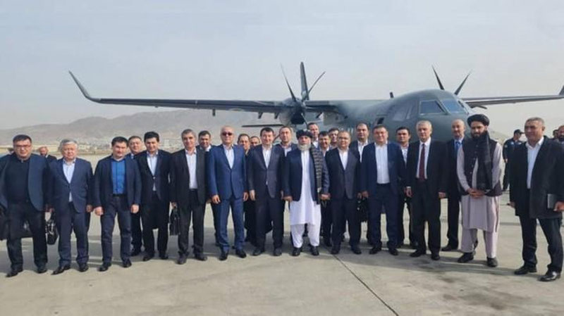 'Jamshid Xodjaev boshchiligidagi O`zbekiston delegasiyasi Kobulga bordi'ning rasmi