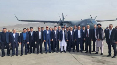 'Jamshid Xodjaev boshchiligidagi O`zbekiston delegasiyasi Kobulga bordi'ning rasmi