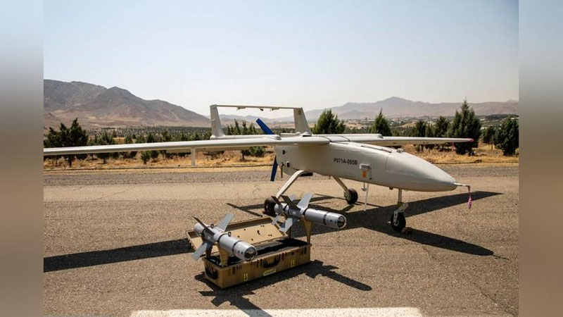 'Eron Rossiyaga uzoq masofali jangovar uchuvchisiz samolyotlar partiyasini etkazib berdi'ning rasmi