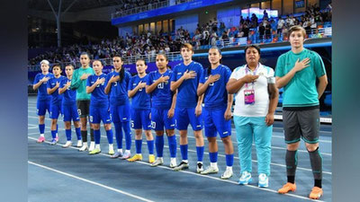 Изрображение 'Женская сборная Узбекистана по футболу успешно дебютировала на Азиатских играх'