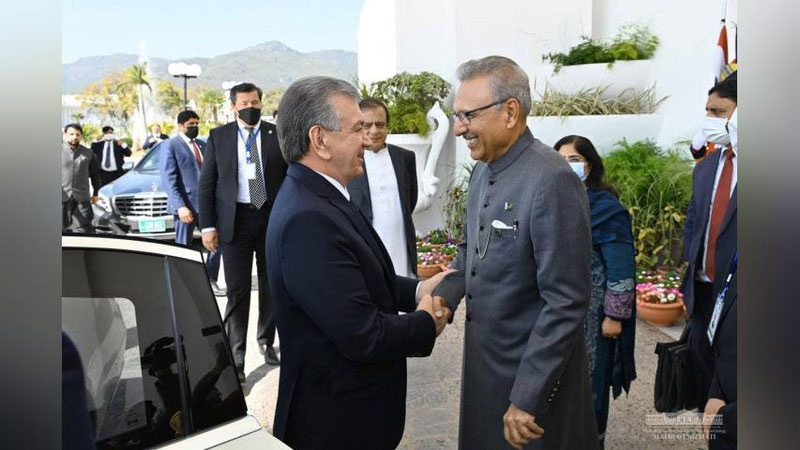 Изрображение 'Глава Узбекистана встретился в Исламабаде с Президентом Пакистана'