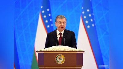 Изрображение 'Шавкат Мирзиёев о вступлении в ЕАЭС: вопрос будет решаться исходя из интересов народа'