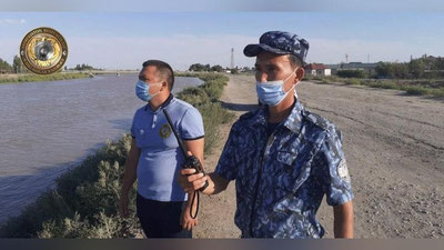 Изрображение 'В Нукусе инспектор профилактики спас мужчину, решившего отметить день рождения в канале'