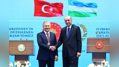 Изрображение 'Шавкат Мирзиёев награжден «Орденом Турецкой Республики»'