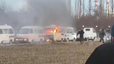 Изрображение 'Драматичный момент возгорания "Дамаса" в очереди на АГНКС попал на видео'