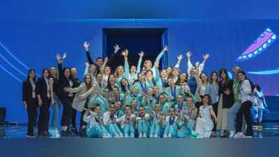 Изрображение 'Сборная Узбекистана по художественной гимнастике успешно выступила на домашнем ЧА'