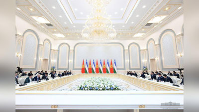 Изрображение 'Узбекистан и Кыргызстан намерены выйти на объем товарооборота в $2 млрд'