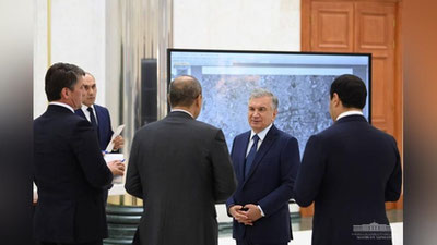 Изрображение 'Главе Узбекистана доложено о ходе строительства Олимпийского городка и Нового Ташкента'