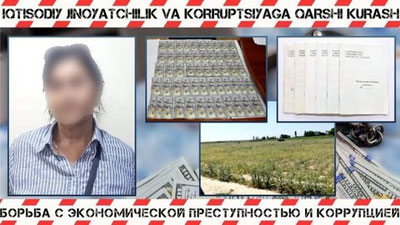 Изрображение 'В Ташкенте задержали женщину за незаконную продажу государственной земли'