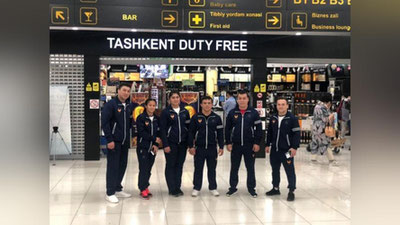 Изрображение 'СБОРНАЯ УЗБЕКИСТАНА СТАРТУЕТ НА ЧА ПО ТЯЖЕЛОЙ АТЛЕТИКЕ'