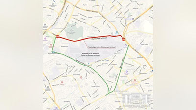 Изрображение 'Отрезок улицы Махтумкули временно закрыли: автобусы изменили схемы движения'