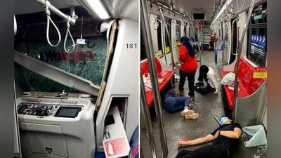 Изрображение 'При столкновении поездов в метро Куала-Лумпура пострадали более 200 человек'
