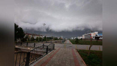 Изрображение 'Необычайно низкий облачный массив наблюдают в Кашкадарье (видео)'