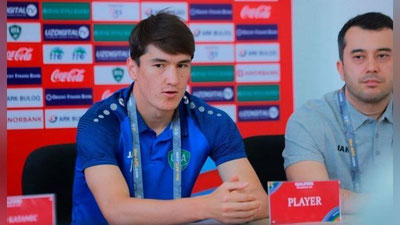 Изрображение 'Элдор Шомуродов оформил хет-трик в матче с Мальдивами и стал вторым в ТОП-10 бомбардиров'