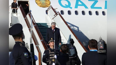 'Qozog`iston Prezidenti Qasim-Jomart To`qaev ham Samarqandda'ning rasmi