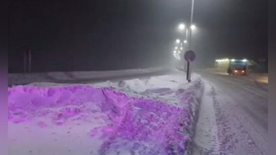 '"Qamchiq" dovonida transportlar harakati davom etmoqda (video)  "Pereval" yopilgani haqidagi xabar rad etildi.'ning rasmi