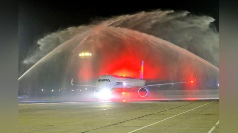 Изрображение 'В Ташкенте приземлился четвёртый Airbus 321neo, приобретенный Uzbekistan Airways (фото)'
