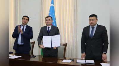'Qashqadaryo hokimligi Xitoy kompaniyasi bilan bitim imzoladi: viloyatning uchta tumanida zamonaviy osma dor yo`llari quriladi'ning rasmi