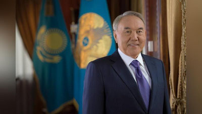 Изрображение 'Глава Узбекистана поздравил с днем рождения Нурсултана Назарбаева'