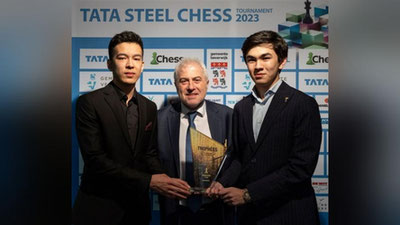 Изрображение 'Узбекистан получил приз как лучшая шахматная страна 2022 года'