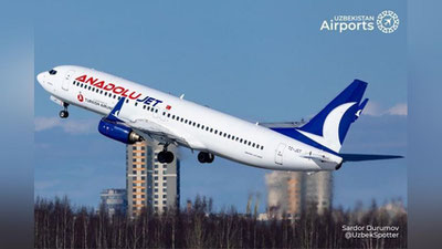Изрображение 'Турецкая авиакомпания открывает направление Анкара - Ташкент'