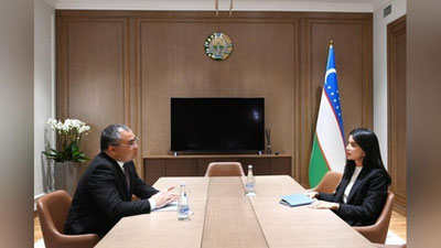 'Saida Mirziyoeva oliy ta`lim vaziri bilan Qo`qondagi institutda sodir bo`lgan voqea xususida gaplashdi'ning rasmi