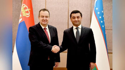 Изрображение 'Глава МИД Узбекистана провел встречу с сербским коллегой'