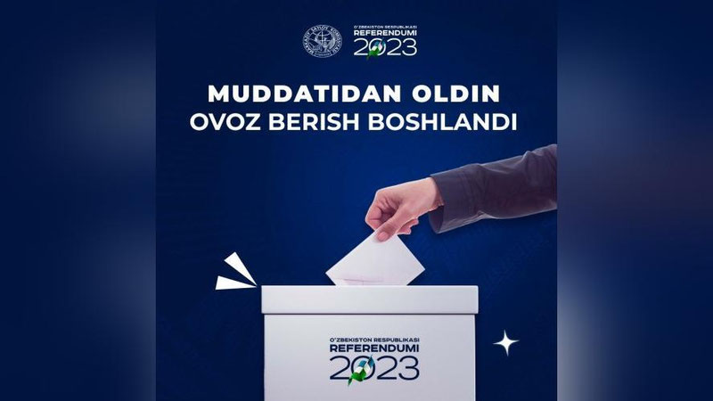 Изрображение 'Стартовало досрочное голосование на референдуме (видео)'