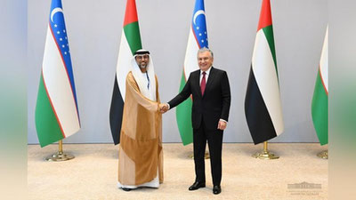 'O`zbekiston-BAA investisiya loyihalari portfeli 3 milliard dollardan ortdi'ning rasmi