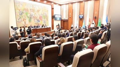 Изрображение 'Конференцию в Ташкенте приурочили к предстоящему визиту главы Узбекистана в ФРГ'