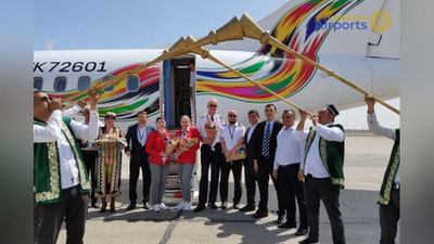 Изрображение 'Между Ташкентом и Навои снова запустили авиасообщение'