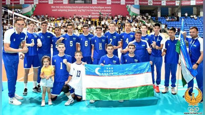 Изрображение 'Юные волейболисты Узбекистана завоевали путевку на чемпионат мира'